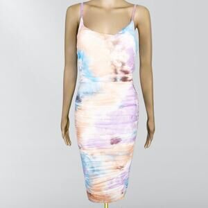 NWT Hot & Delicious Pastel Daydream Midi Dress